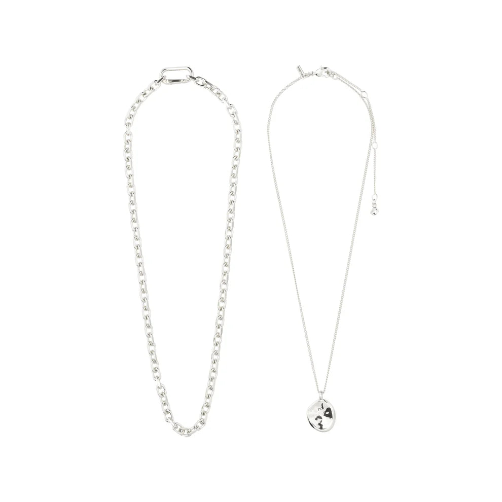 Pilgrim Sparkle Necklace 2-in1 Set