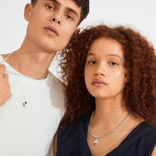 Pilgrim Sparkle Necklace 2-in1 Set