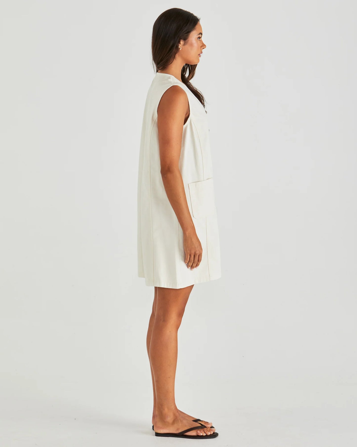 SASS Sabine Denim Vest Dress