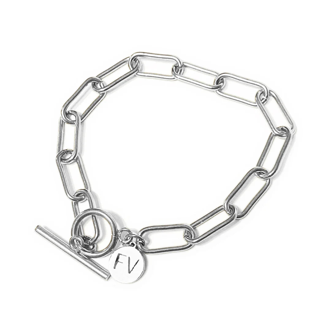 Fabuleux Steel Me Paper Chain Bracelet
