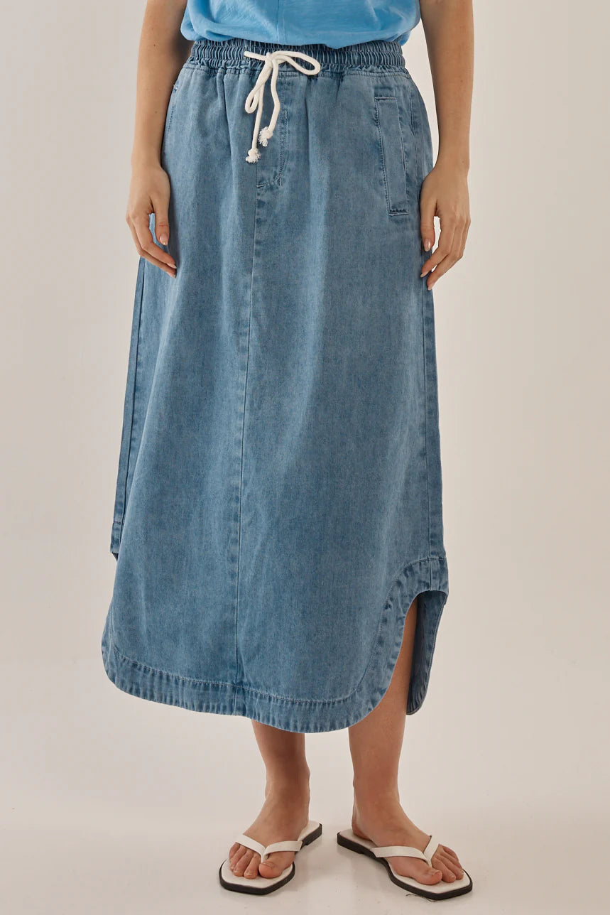 Betty Basics Brunch Denim Skirt