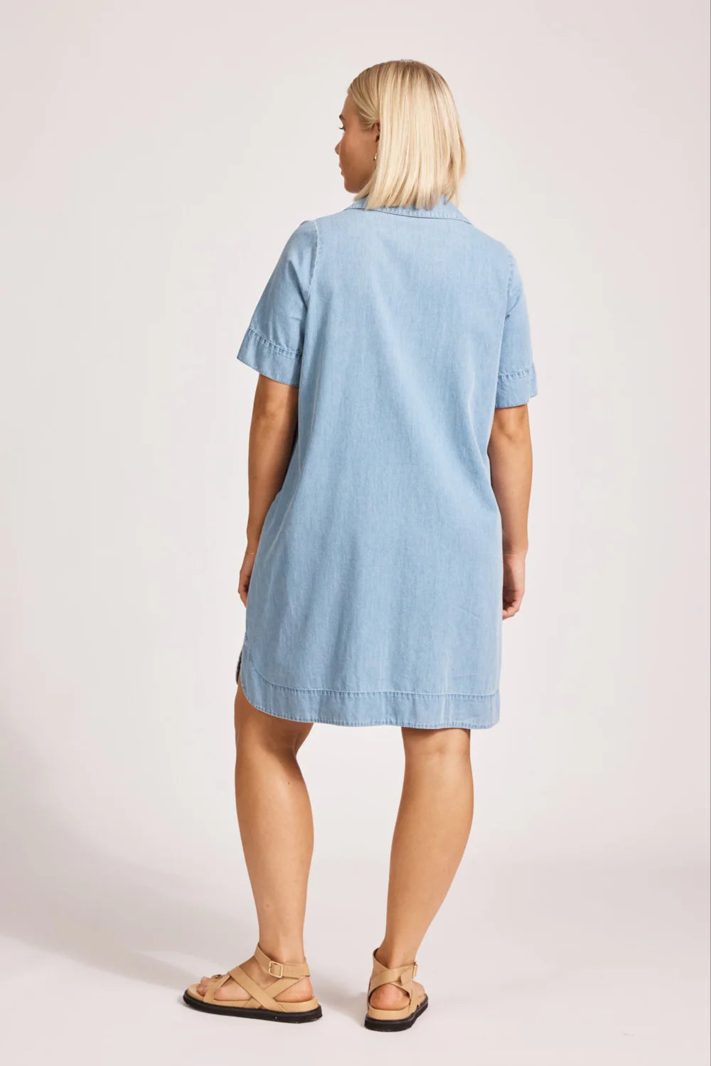 Eb & Ive Melenia Denim Shirt Dress
