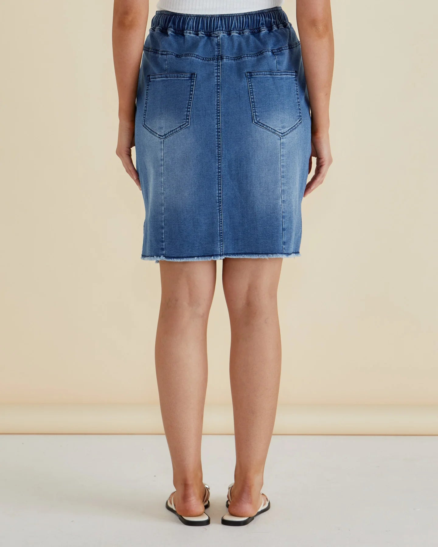 Betty Basics Augie Denim Skirt