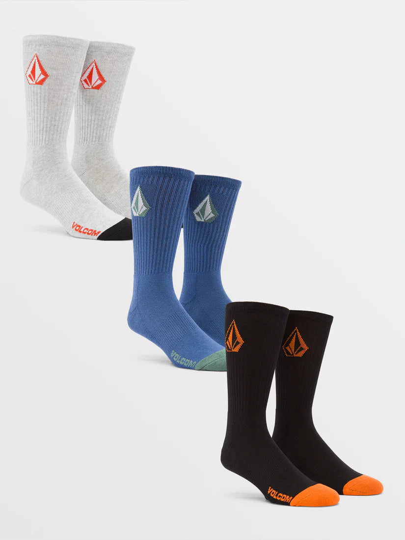 Volcom Full Stone Sock-3pack