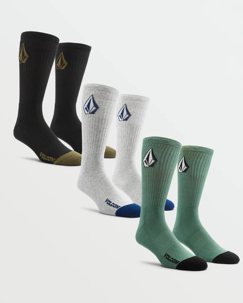 Volcom Full Stone Sock-3pack