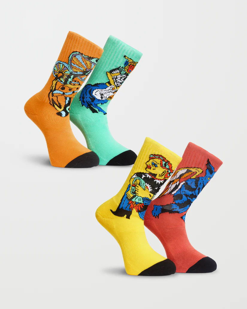 Volcom FA BOB MOLLEMA SOCK 4 PC