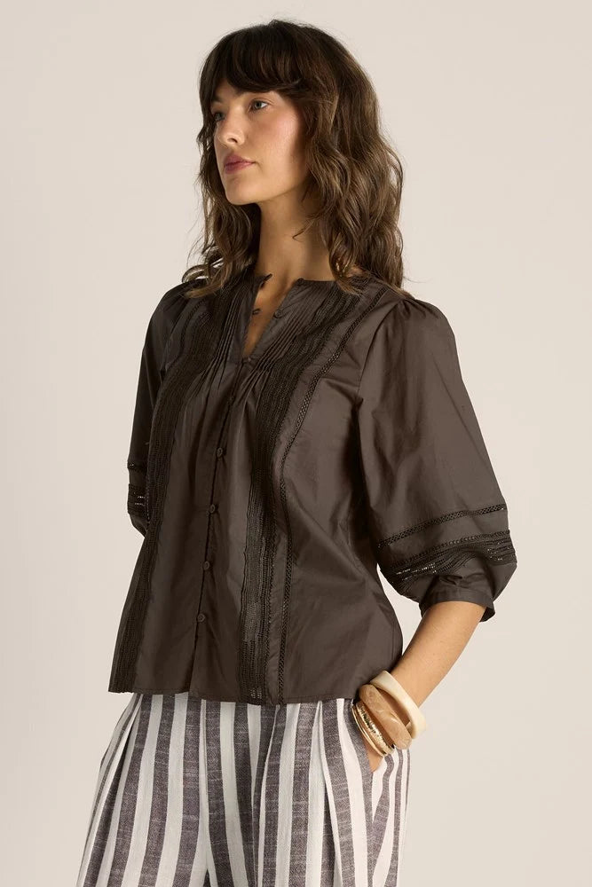Fate + Becker Freya Trim Blouse