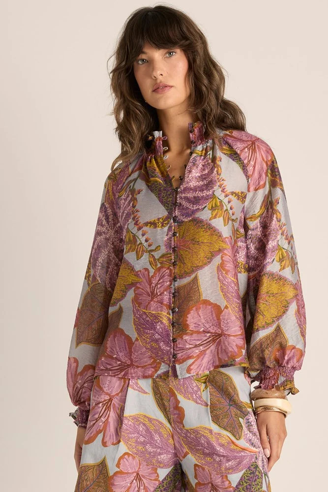 Fate + Becker Daria Shirred Blouse