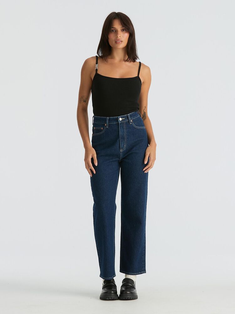 Lee High Straight Crop Jeans
