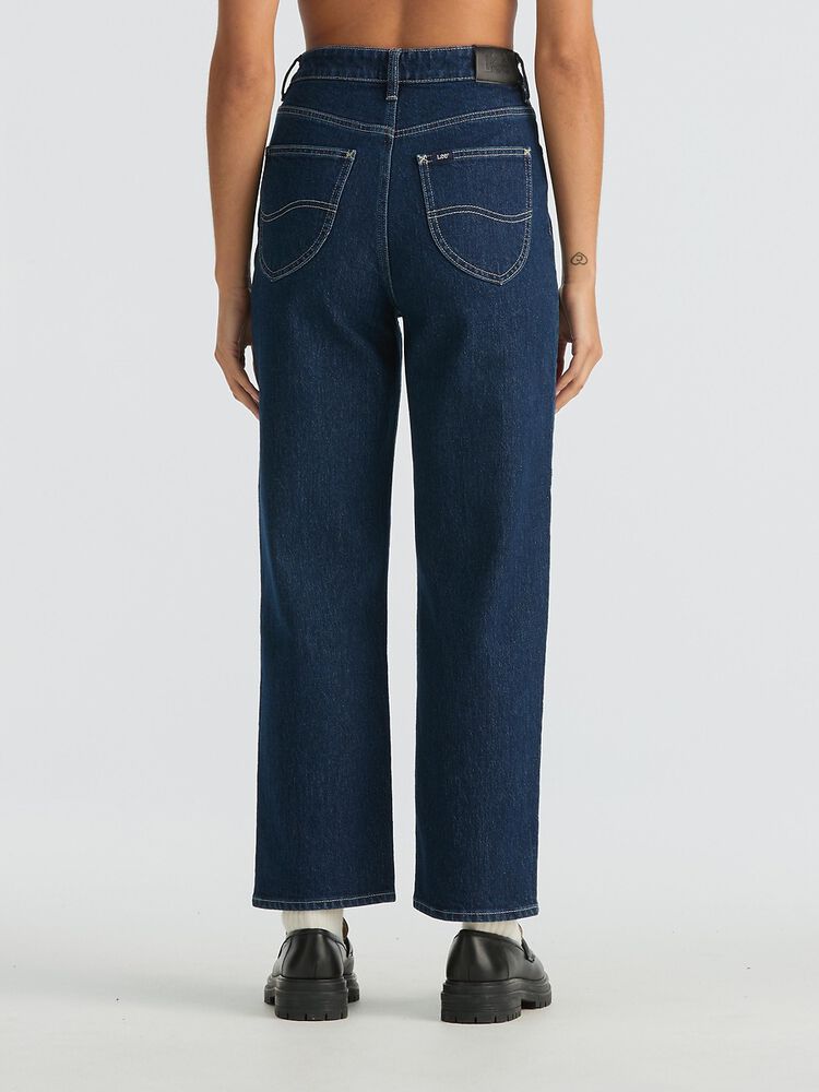 Lee High Straight Crop Jeans