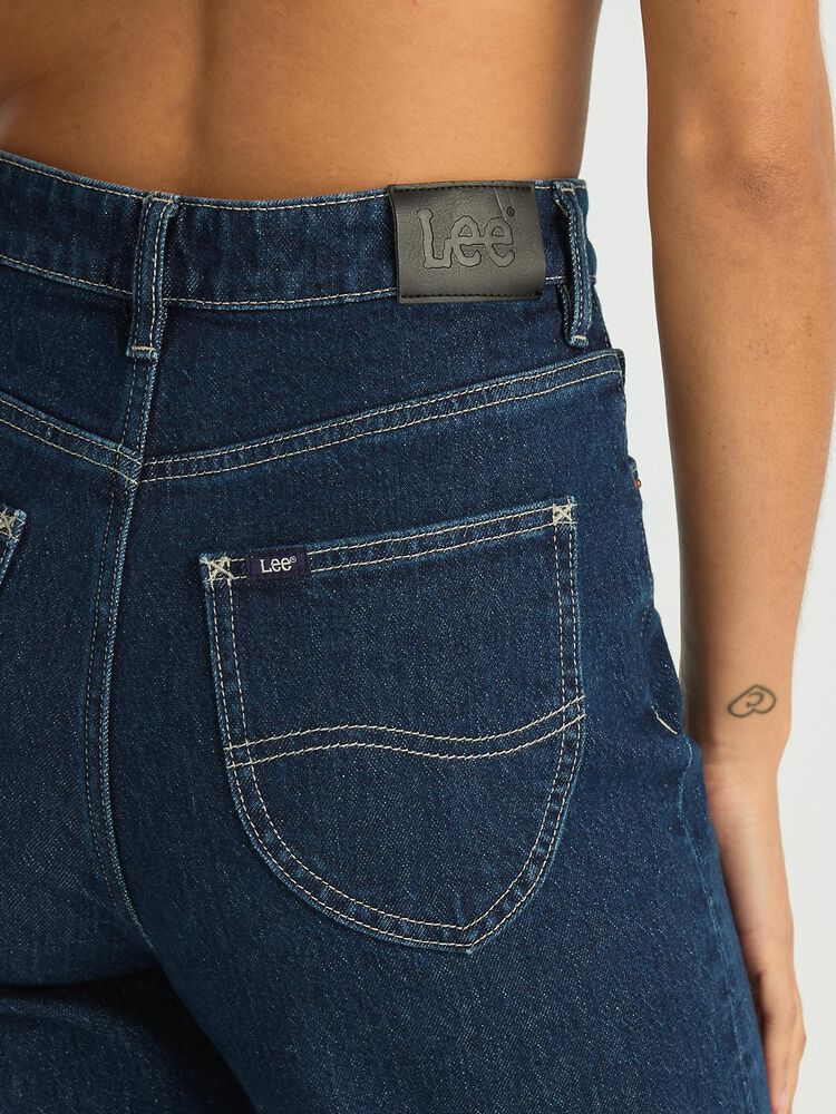 Lee High Straight Crop Jeans