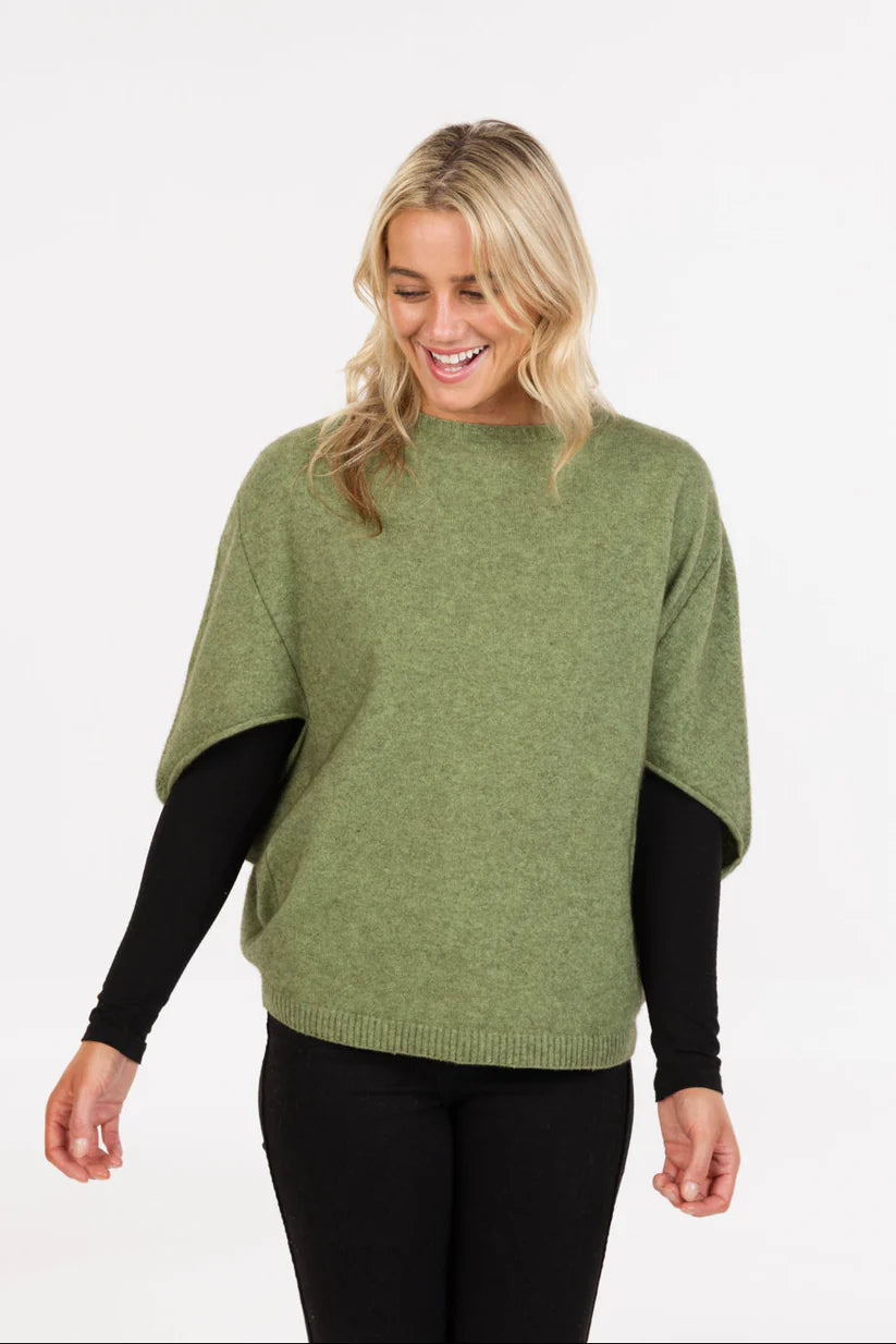 Native World Split Sleeve Poncho