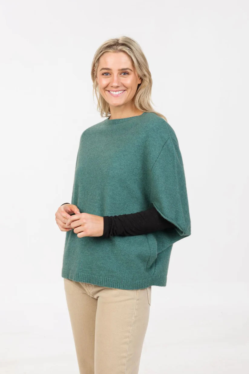 Native World Split Sleeve Poncho