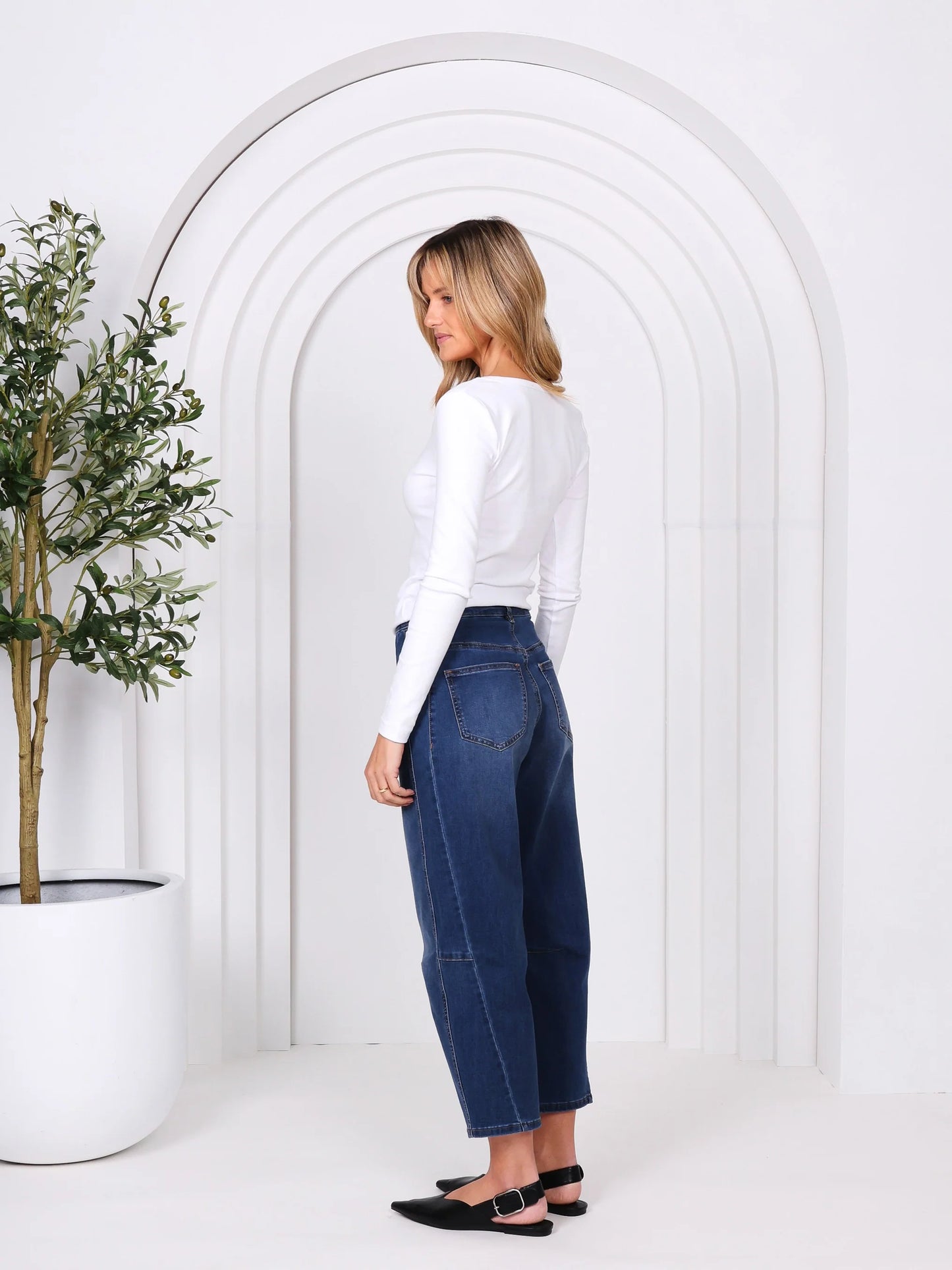 Monaco Toni Barrel Jean