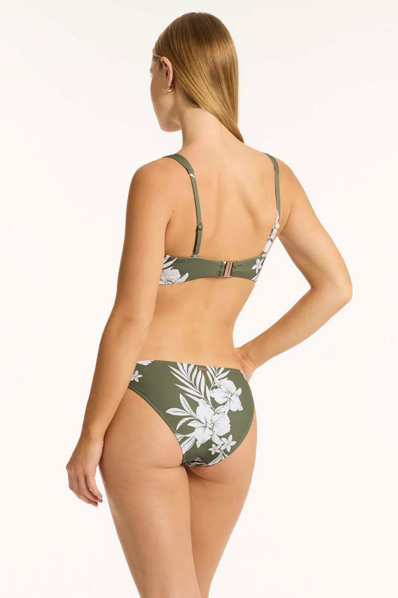 Sea Level Aloha Low Square Neck Bra