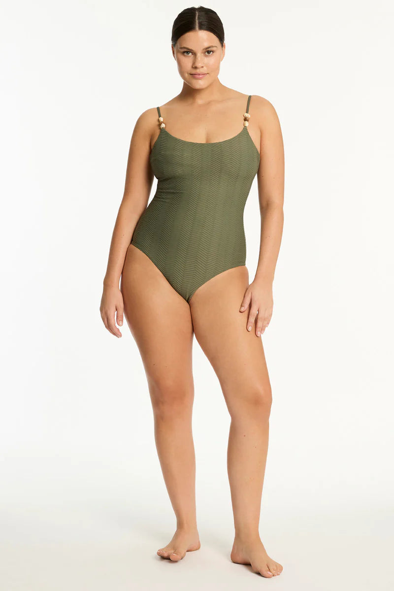 Sea Level Caracus Scoop Neck One Piece