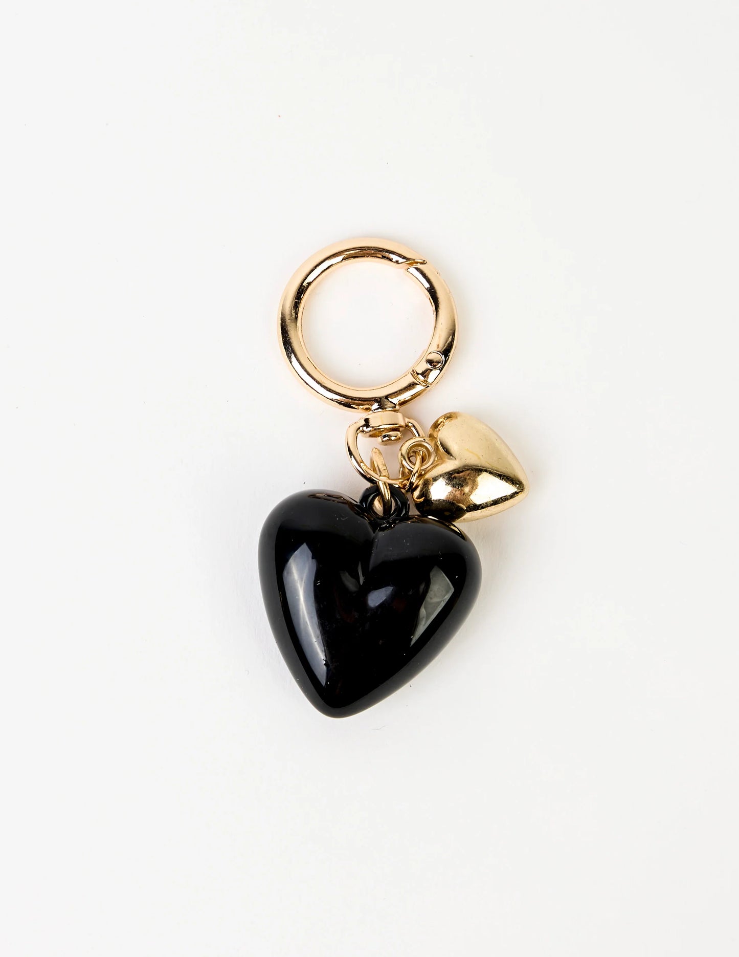 Stella & Gemma Keychain Heart - Black