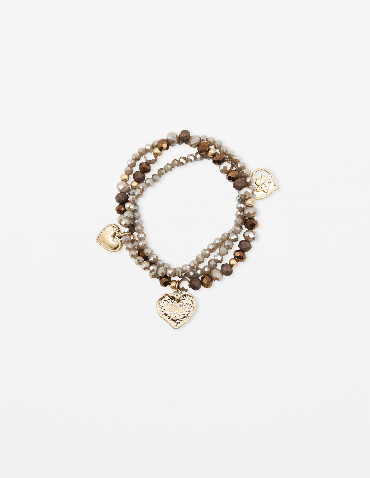 Stella & Gemma Heart Charm Bracelet