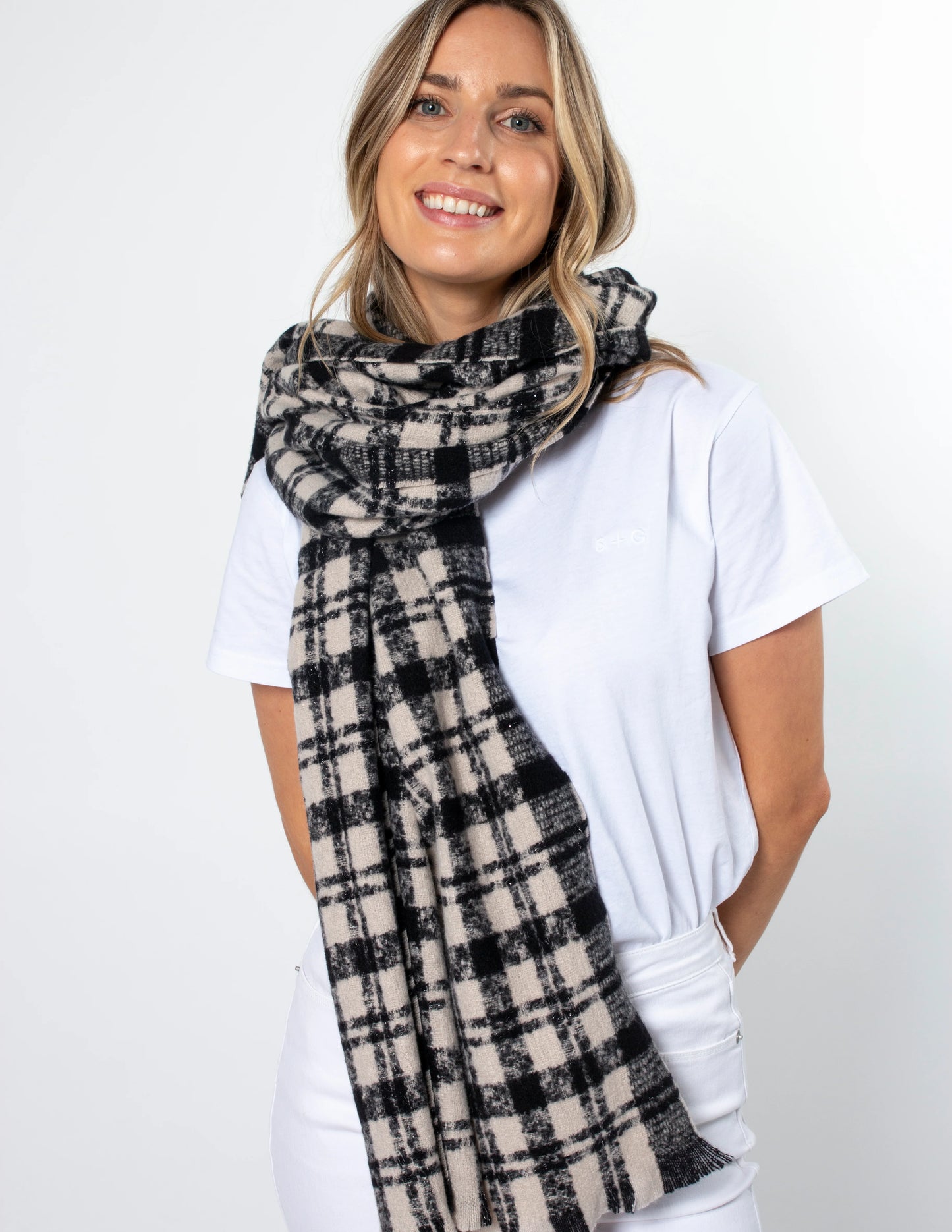 Stella & Gemma Scarf -Criss Cross