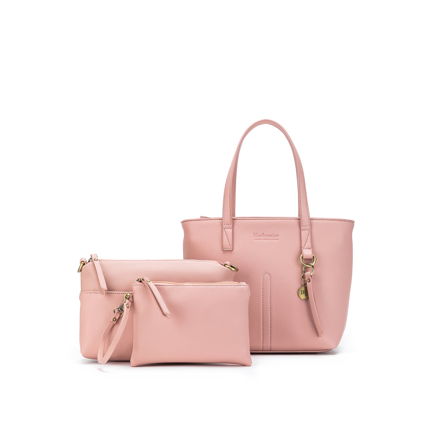 Black Caviar Tara 3 Piece Handbag Set