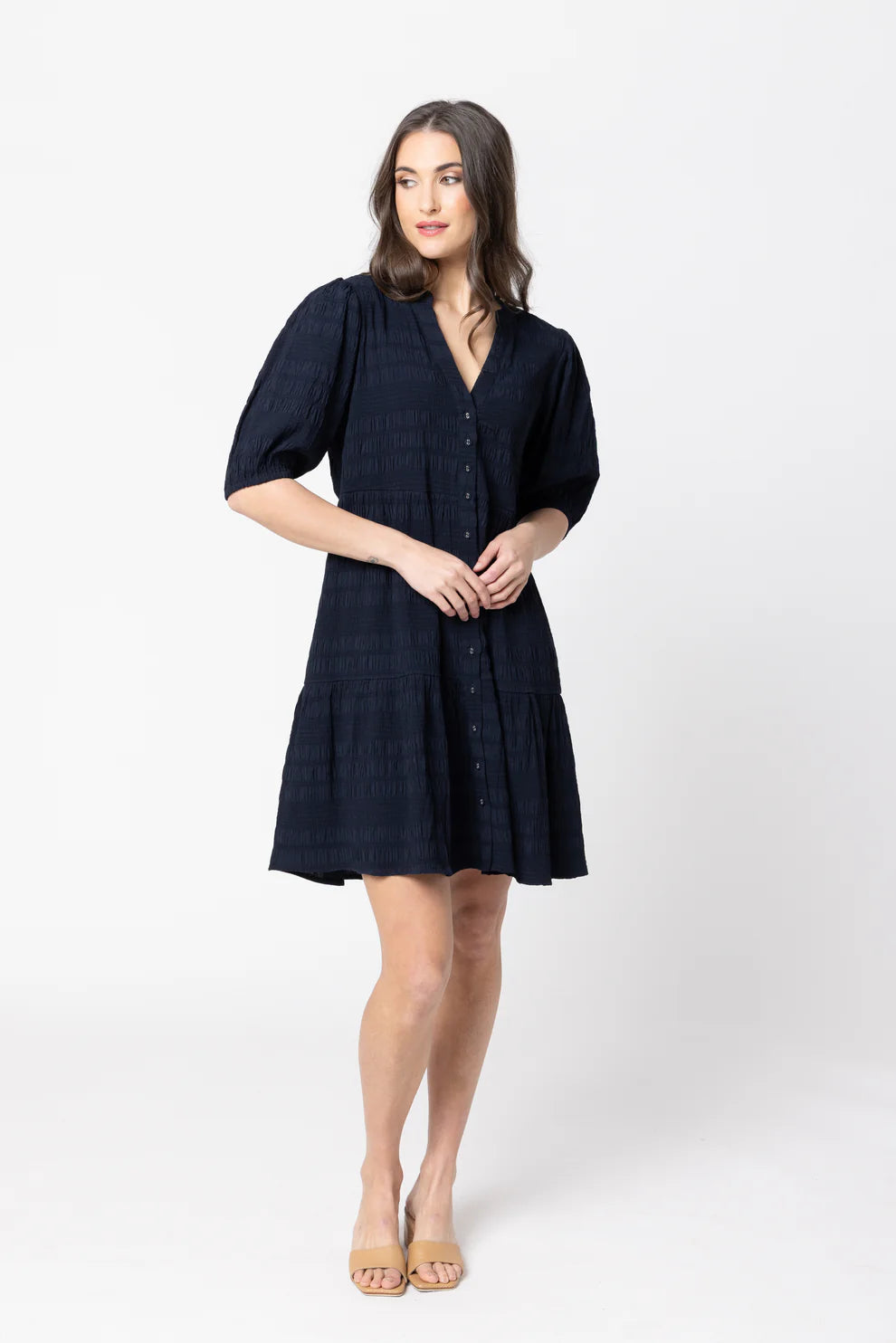 Seeking Lola Carefree Reflective Mini Dress
