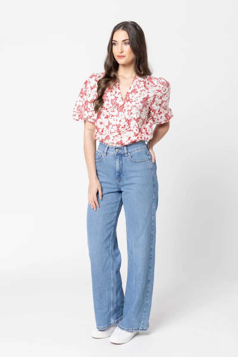 Seeking Lola Relaxed Butterfly Top