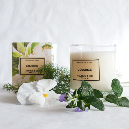 George & Edi In Bloom Candle