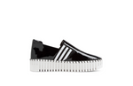 Load image into Gallery viewer, Django &amp; Juliette Becca Black White Patent Leather Sneakers
