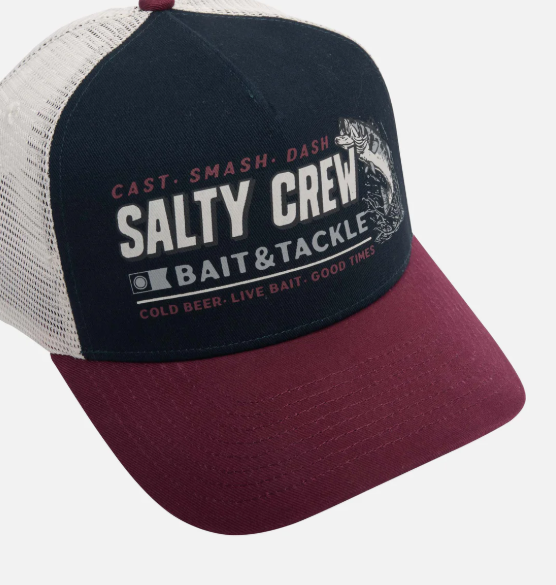 Salty Crew Live Bait Retro Trucker Cap
