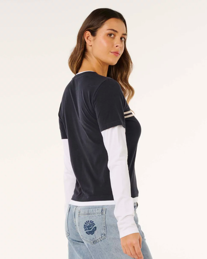 Rip Curl Surf Revival Layered LS Tee