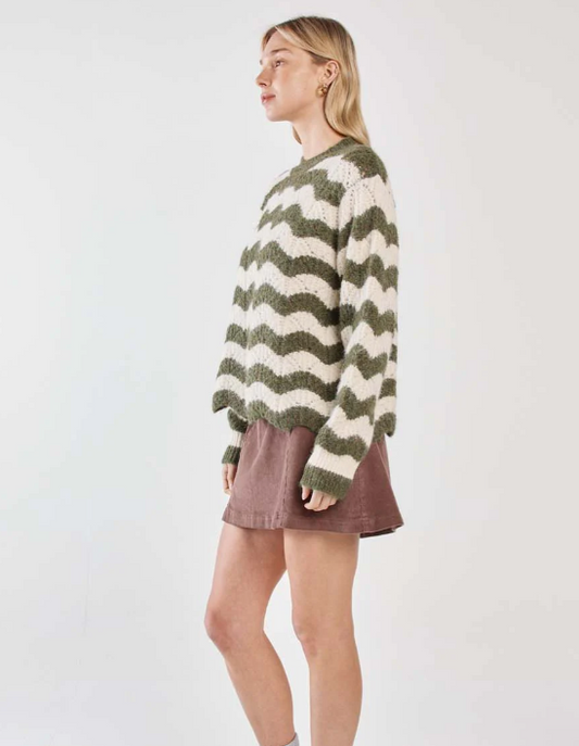 SASS Nikita Wavy Stripe Knit