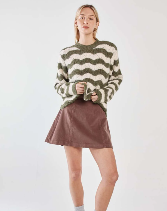 SASS Nikita Wavy Stripe Knit