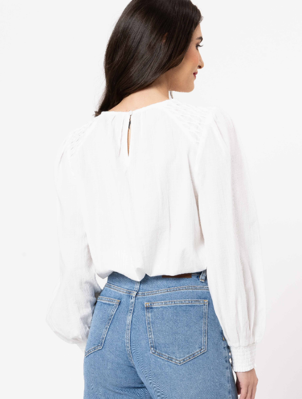 Seeking Lola Honey Combe Blouse