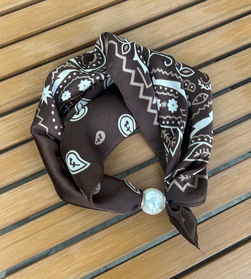 Antler Pearl Fasten Neck Tie