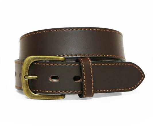 Parisian Derby Leather Belt 35mm