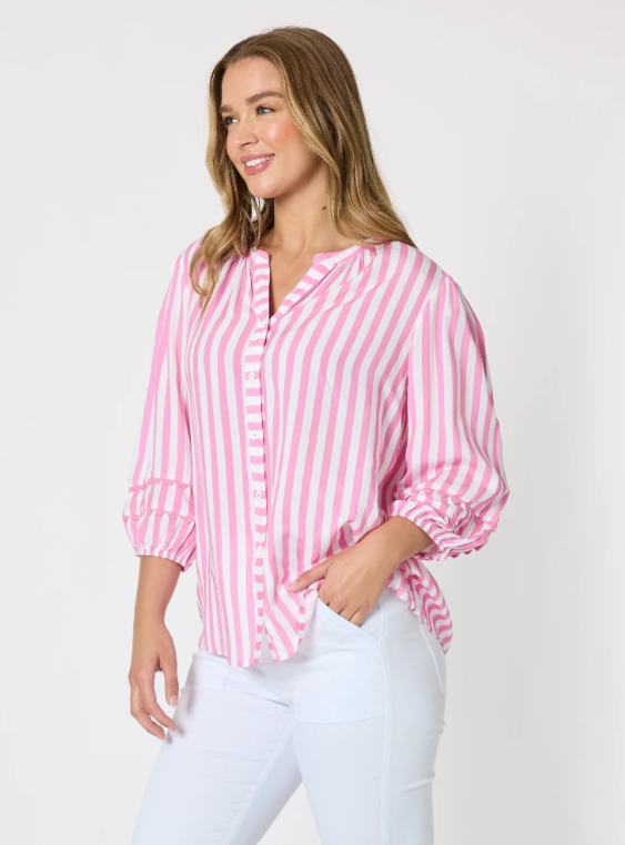 Threadz Montecito Stripe Top