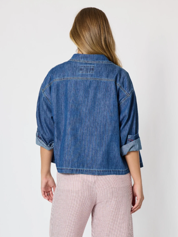 Threadz Coast Crop Denim Jacket