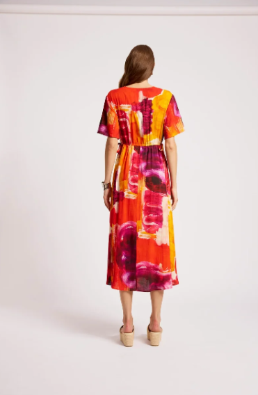 Eb & Ive Palerma Tie Maxi Dress