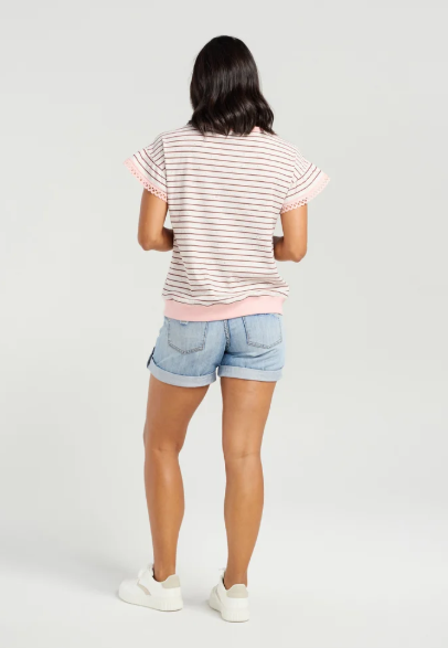 NMBR Rose Dovie Top