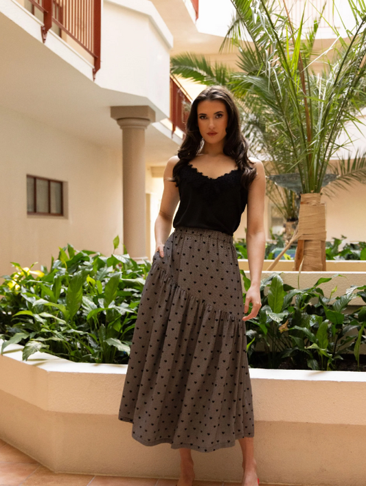 Seeking Lola Devine Maxi Skirt