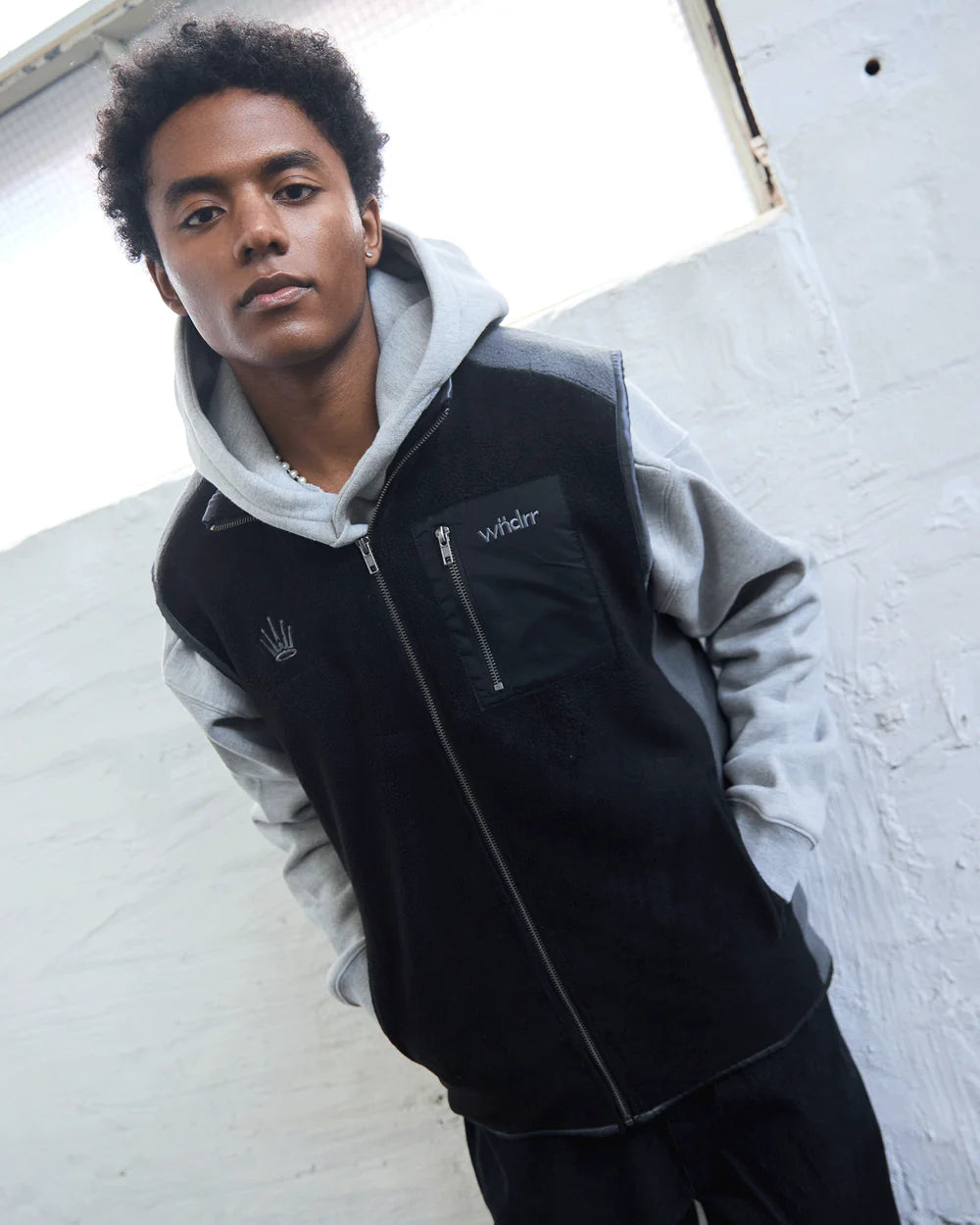 WNDRR Accent polar Fleece Vest