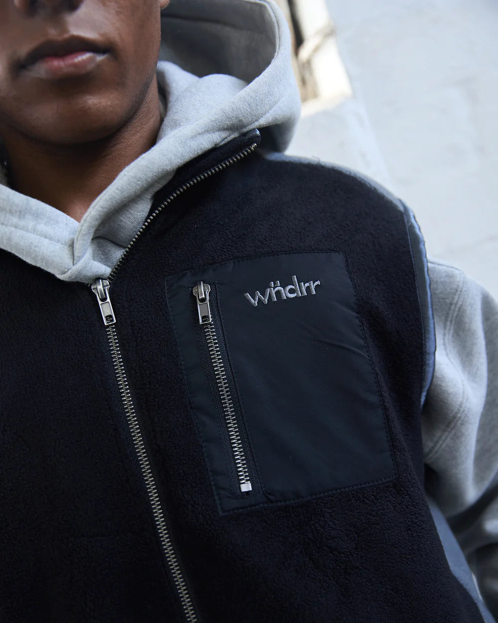 WNDRR Accent polar Fleece Vest