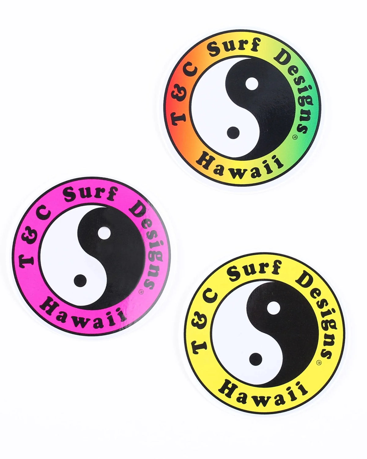T&C Surf Sticker 5 Pack