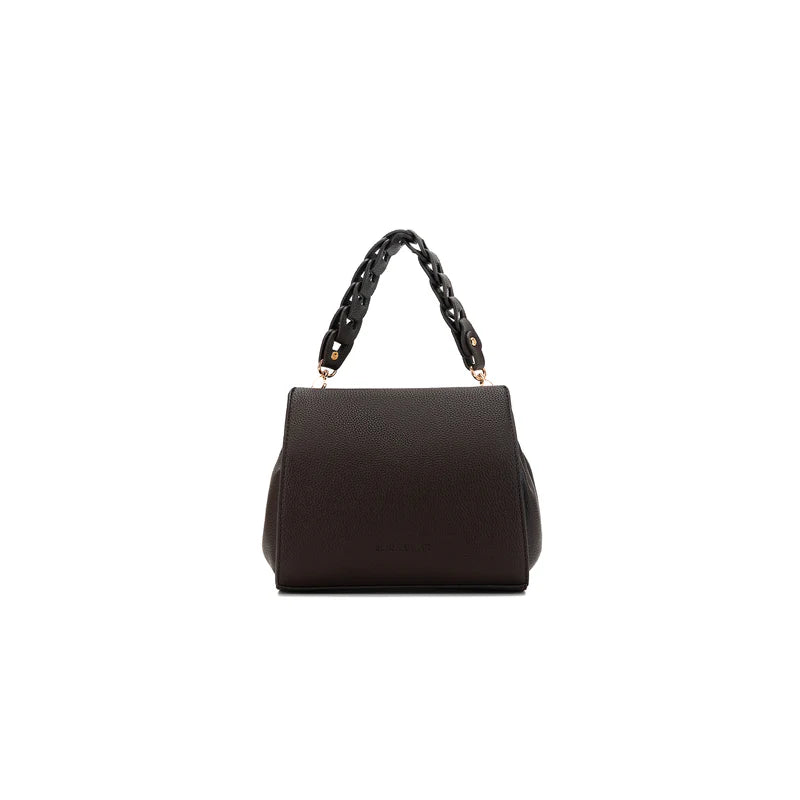 Black Caviar Lua Plait Handbag