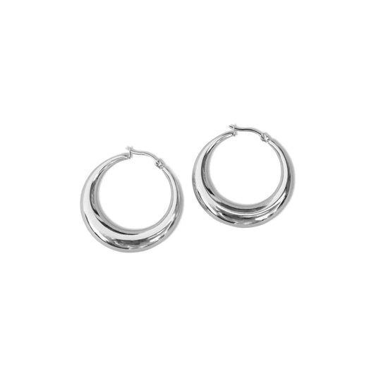 Fabuleux Vous Hooplah Hollow Hoop Earrings