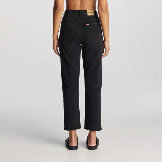 Riders Hi Slim Straight Cropped Jeans
