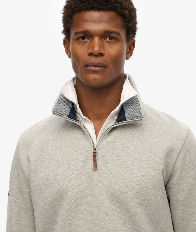 Superdry Core Pique Henley Sweatshirt