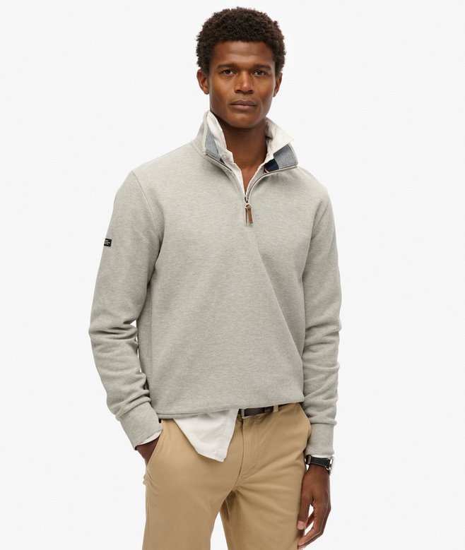 Superdry Core Pique Henley Sweatshirt