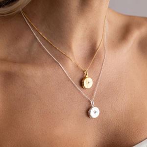 Stones & Silver Locket Cubic Zirconia