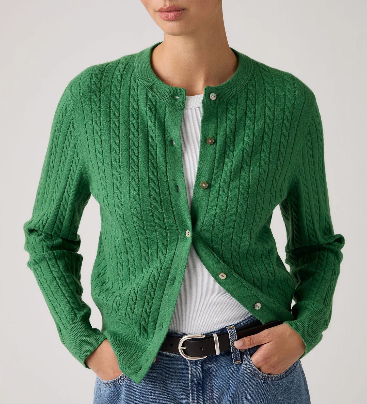 Levis Super Soft Crewneck Cardi